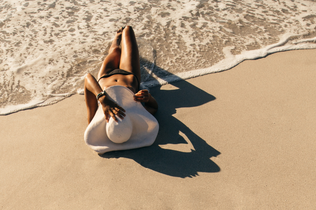 Melanin för en solbränd hud celloptimum