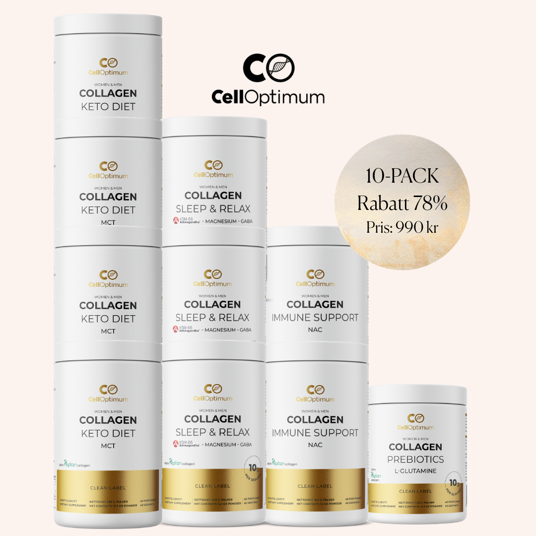 Collagen Beauty Mix 10-pack – 400 servings Collagen | Celloptimum