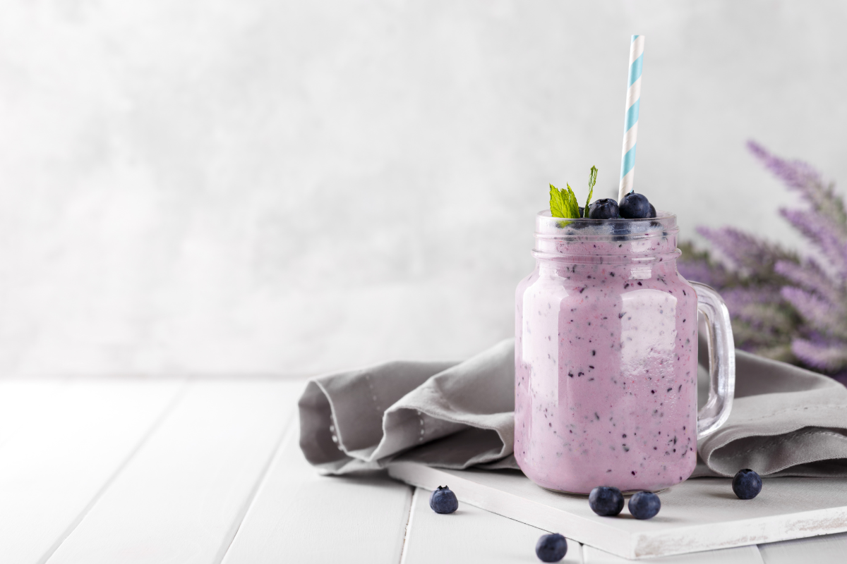 Kollagen smoothie med blåbär - hår & hud collagen smoothie celloptimum recipe recept