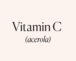 Vitamin C - från acerola körsbärsextrakt (Malpighia glabra)