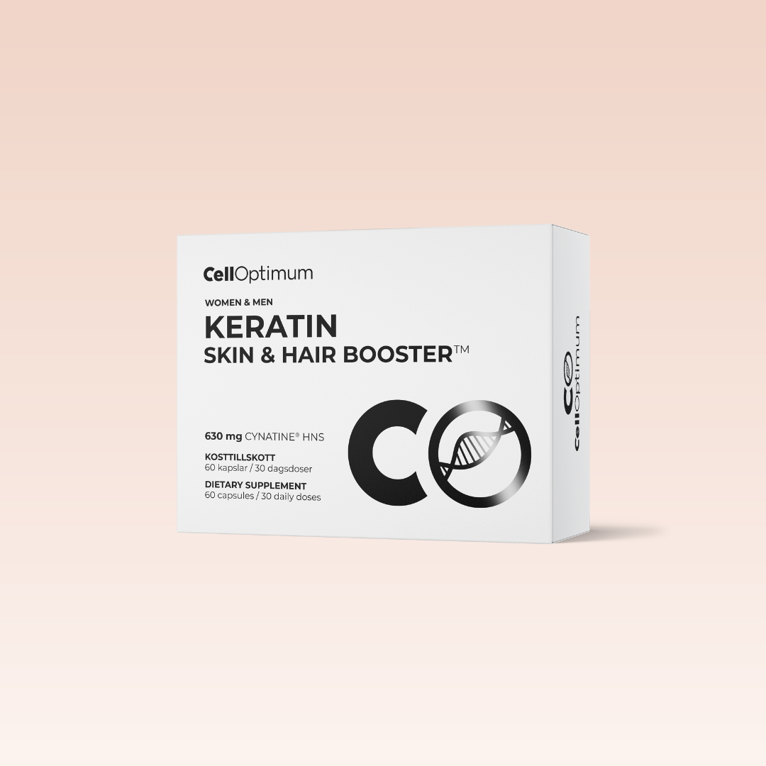 KERATIN SKIN & HAIR BOOSTER™ capsules with keratin