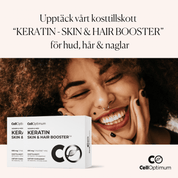 KERATIN SKIN & HAIR BOOSTER™ kapslar med keratin