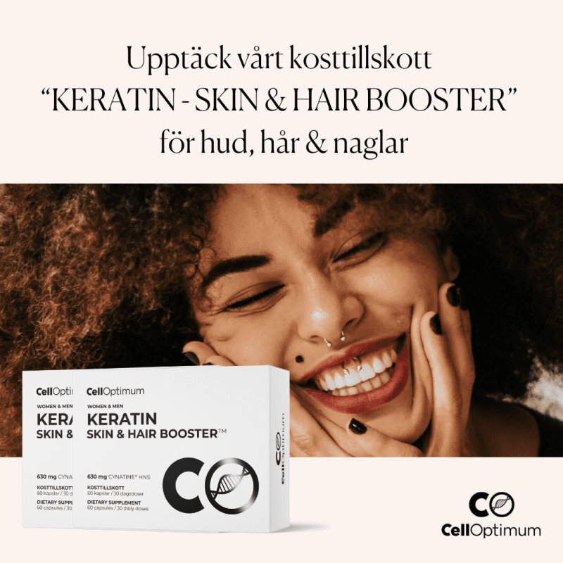 KERATIN SKIN & HAIR BOOSTER™ capsules with keratin