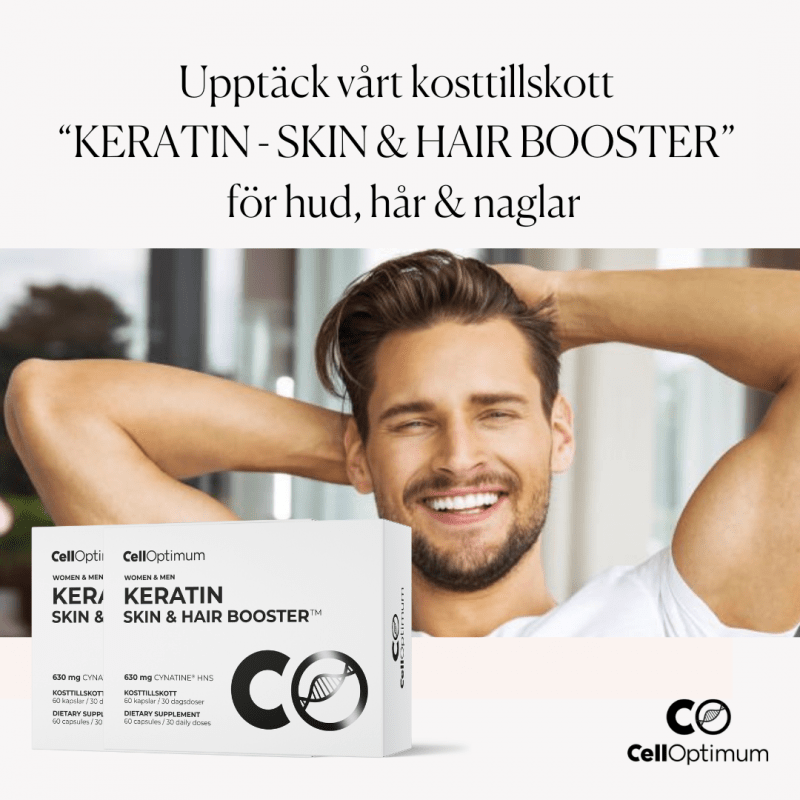 KERATIN SKIN & HAIR BOOSTER™ capsules with keratin