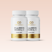 VITAMIN D3 + C - 100 vegan capsules